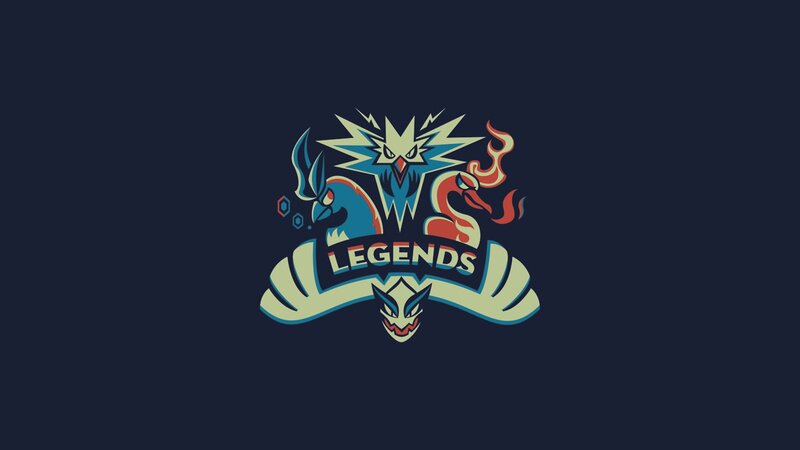Pokémon Legends Logo — Blue