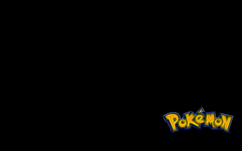 Pokémon Logo — Black