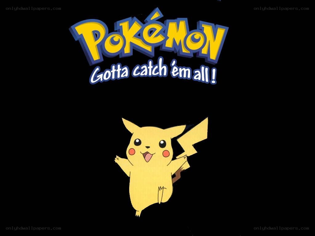 Pokémon logo with Pikachu