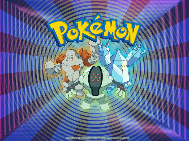 Pokémon logo with Pokémon characters
