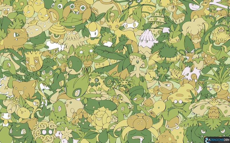Pokémon plant-type creatures