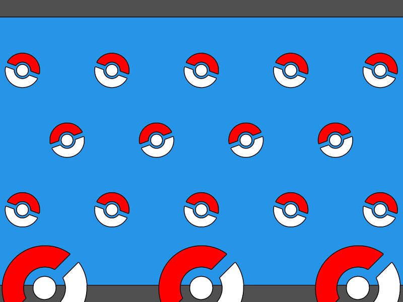 Pokémon Poké Ball pattern