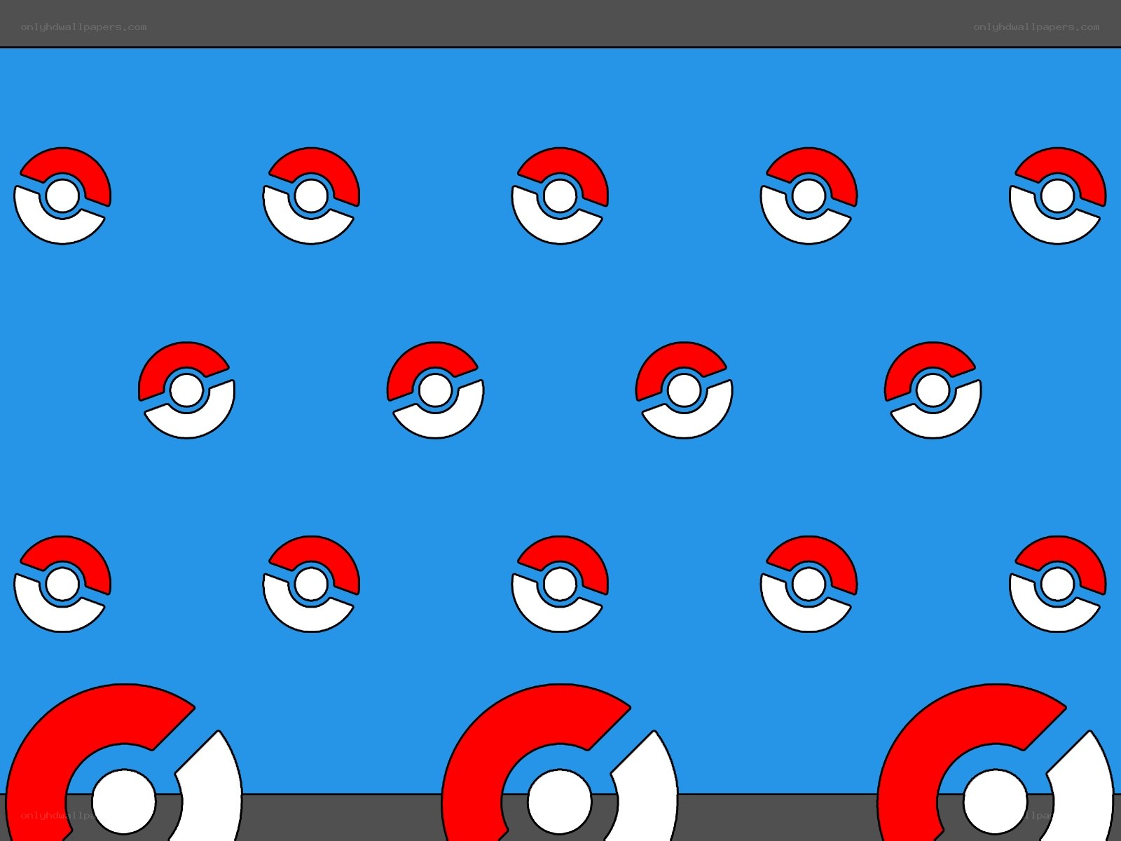 Pokémon Poké Ball pattern