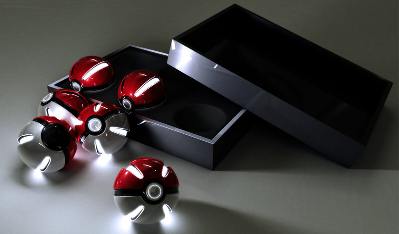 Pokémon Poké Balls in a box