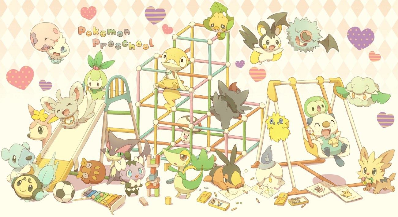 Pokémon preschool scene