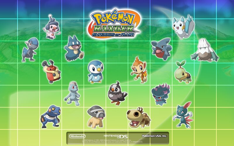 Pokémon Ranger: Shadows of Almia characters