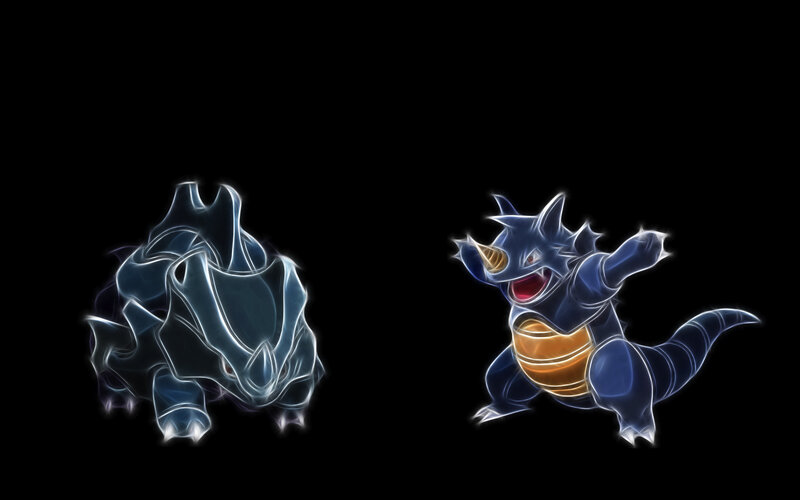 Pokémon Rhydon and Rhyperior