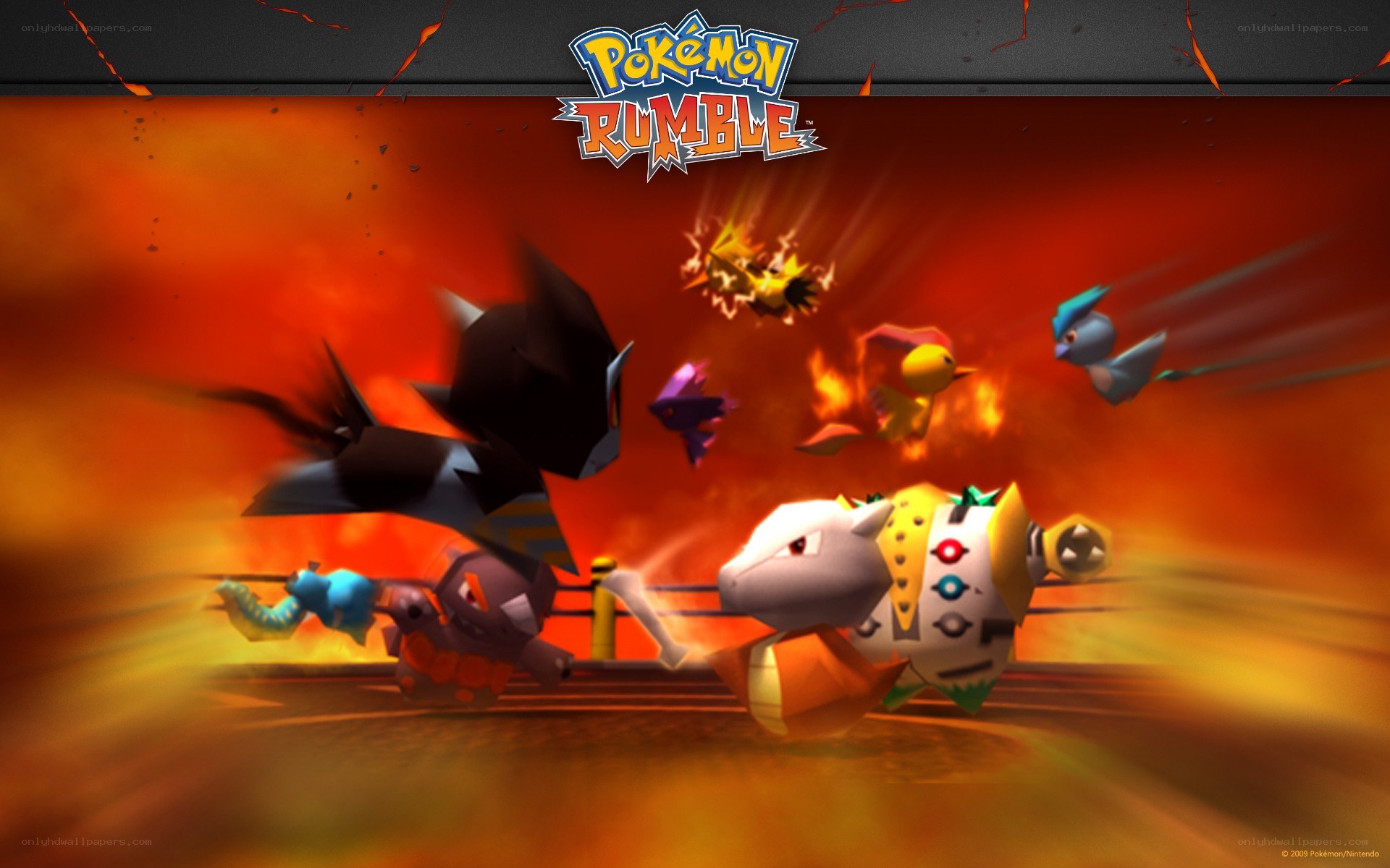 Pokémon Rumble action scene