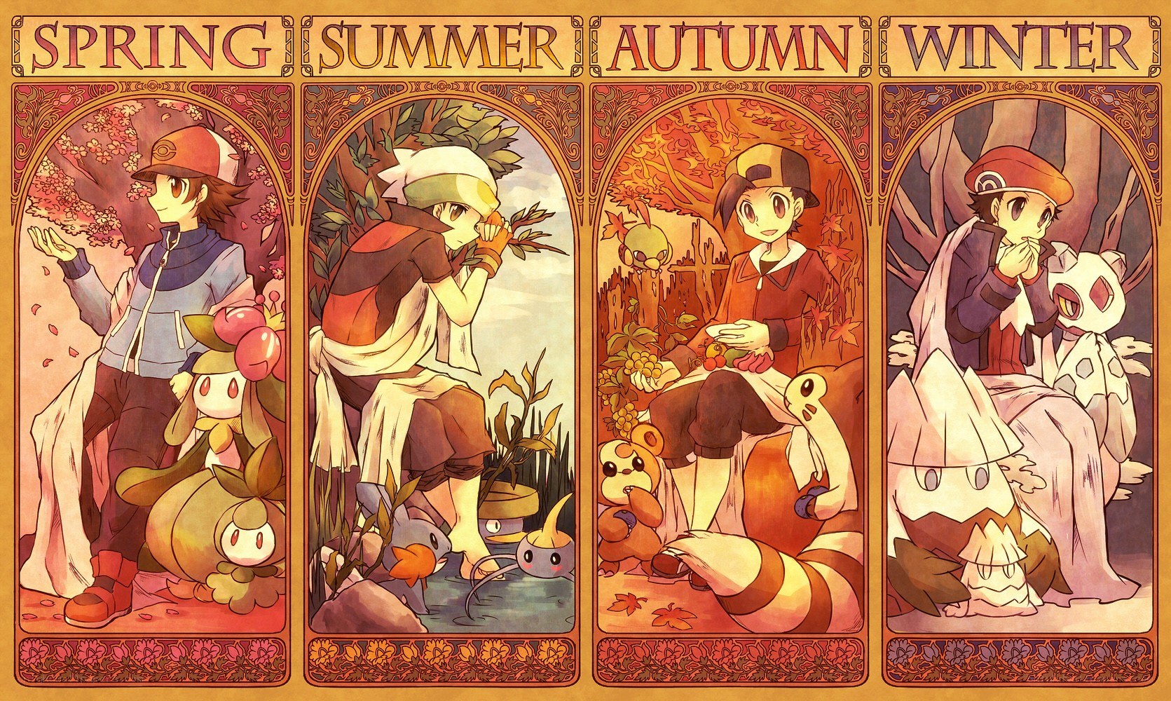 Pokémon Seasons Art