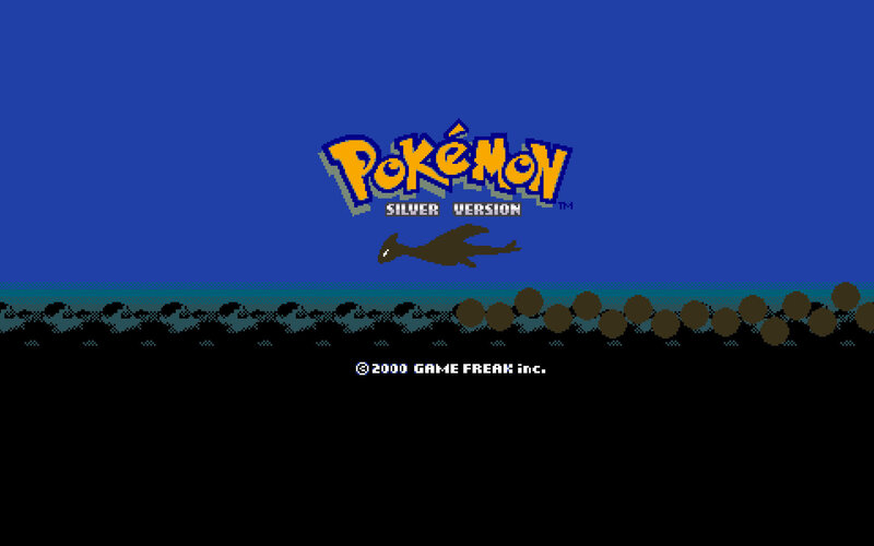 Pokémon Silver Version title screen