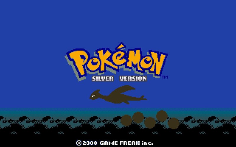 Pokémon Silver Version title screen