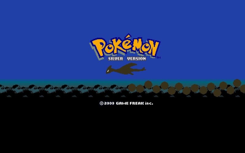 Pokémon Silver Version title screen