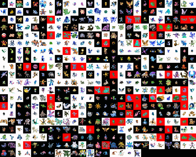 Pokémon sprite collection