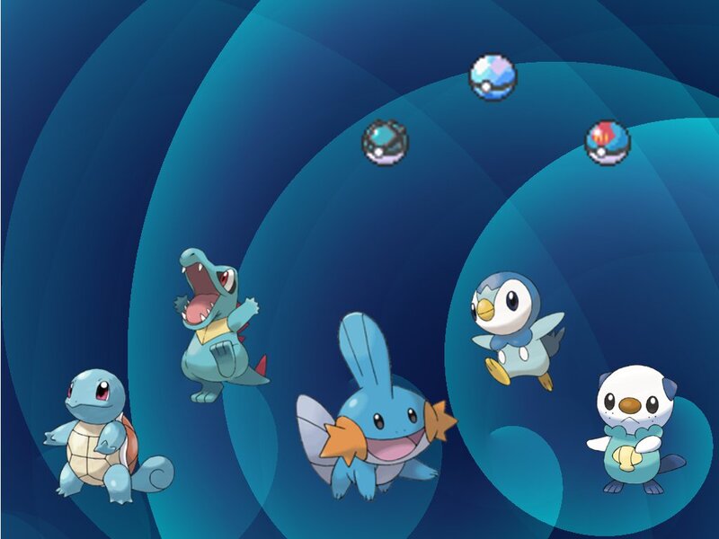 Pokémon Starter Creatures — Blue