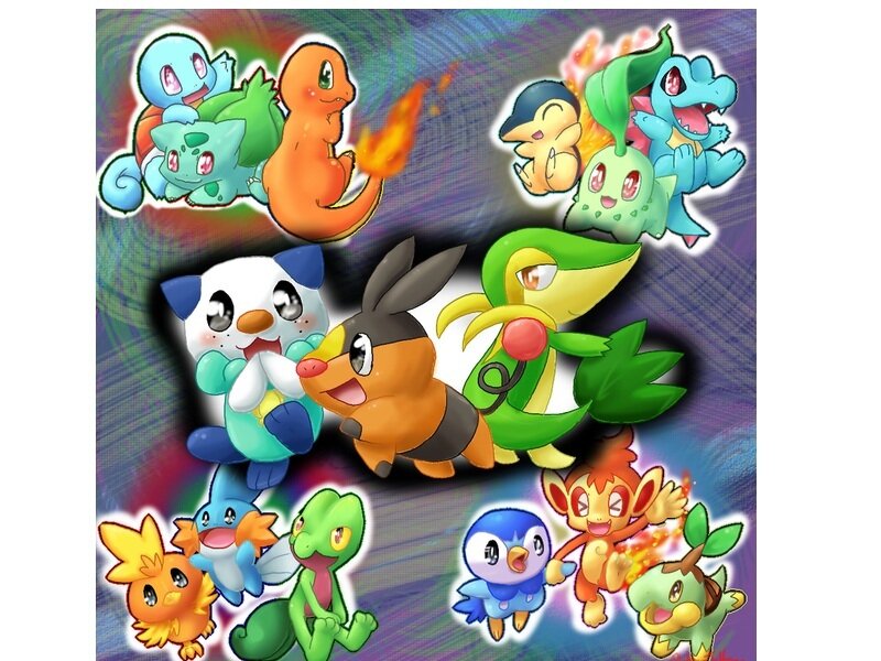 Pokémon Starter Creatures