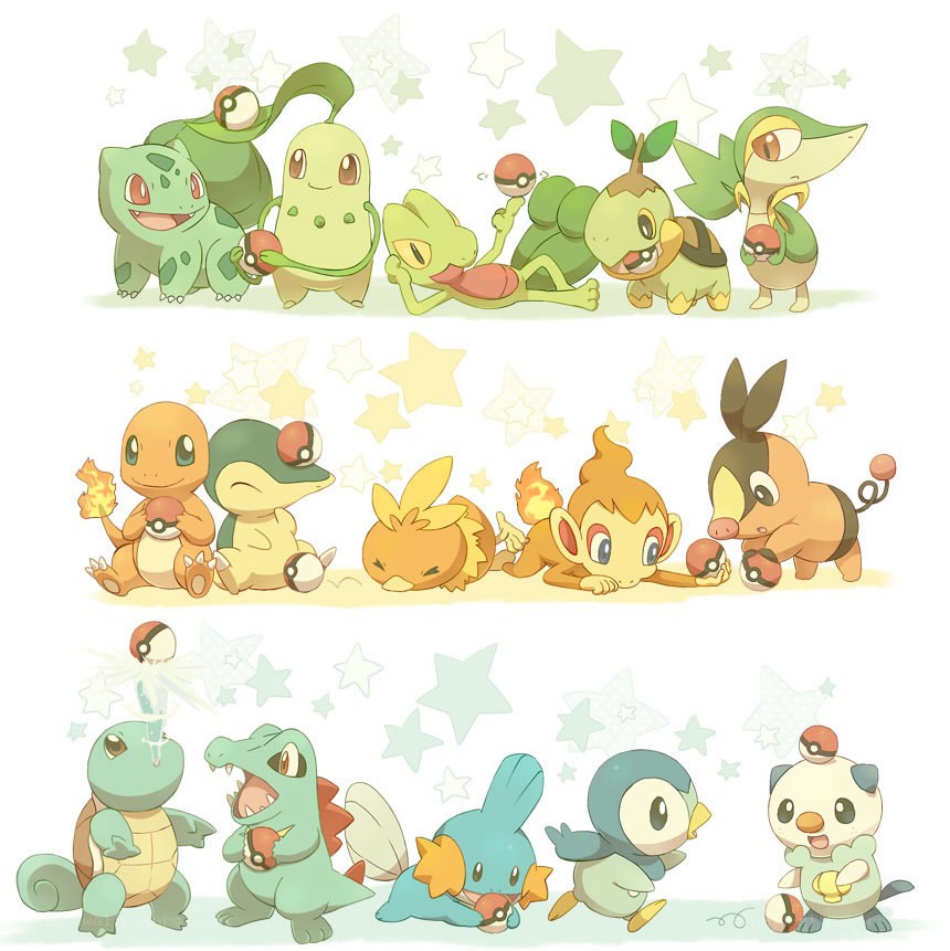 Pokémon starter evolution
