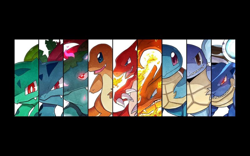 Pokémon Starter Evolution — Green, Dramatic