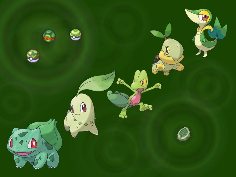 Pokémon Starter Evolution — Green
