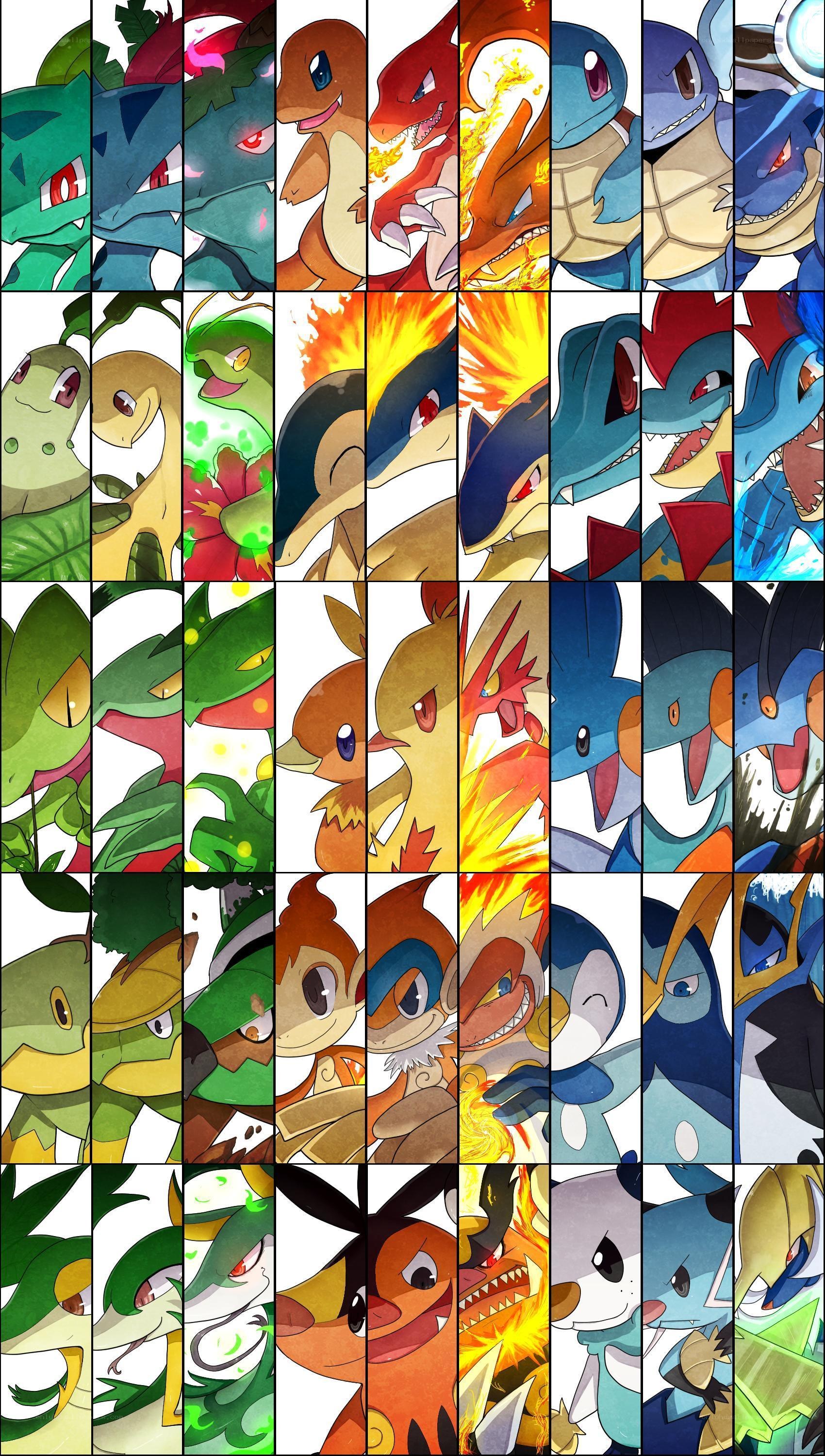 Pokémon starter evolution line
