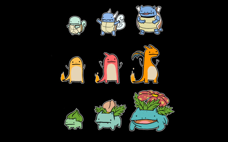 Pokémon starter evolution line