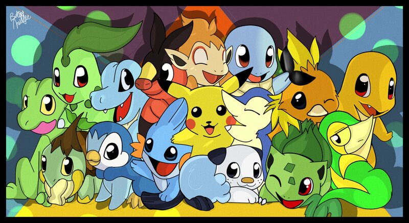 Pokémon starter group