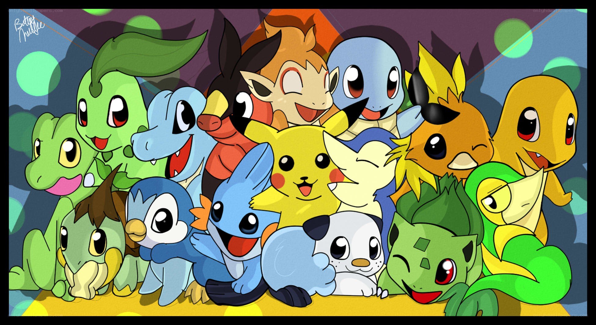 Pokémon starter group