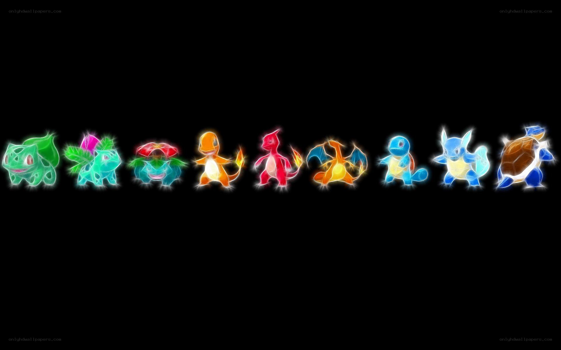 Pokémon starter lineup