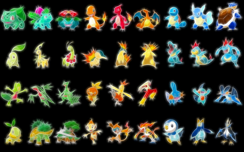 Pokémon starter lineup