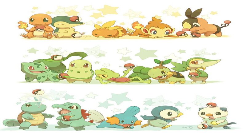 Pokémon Starter Pokémon — Green