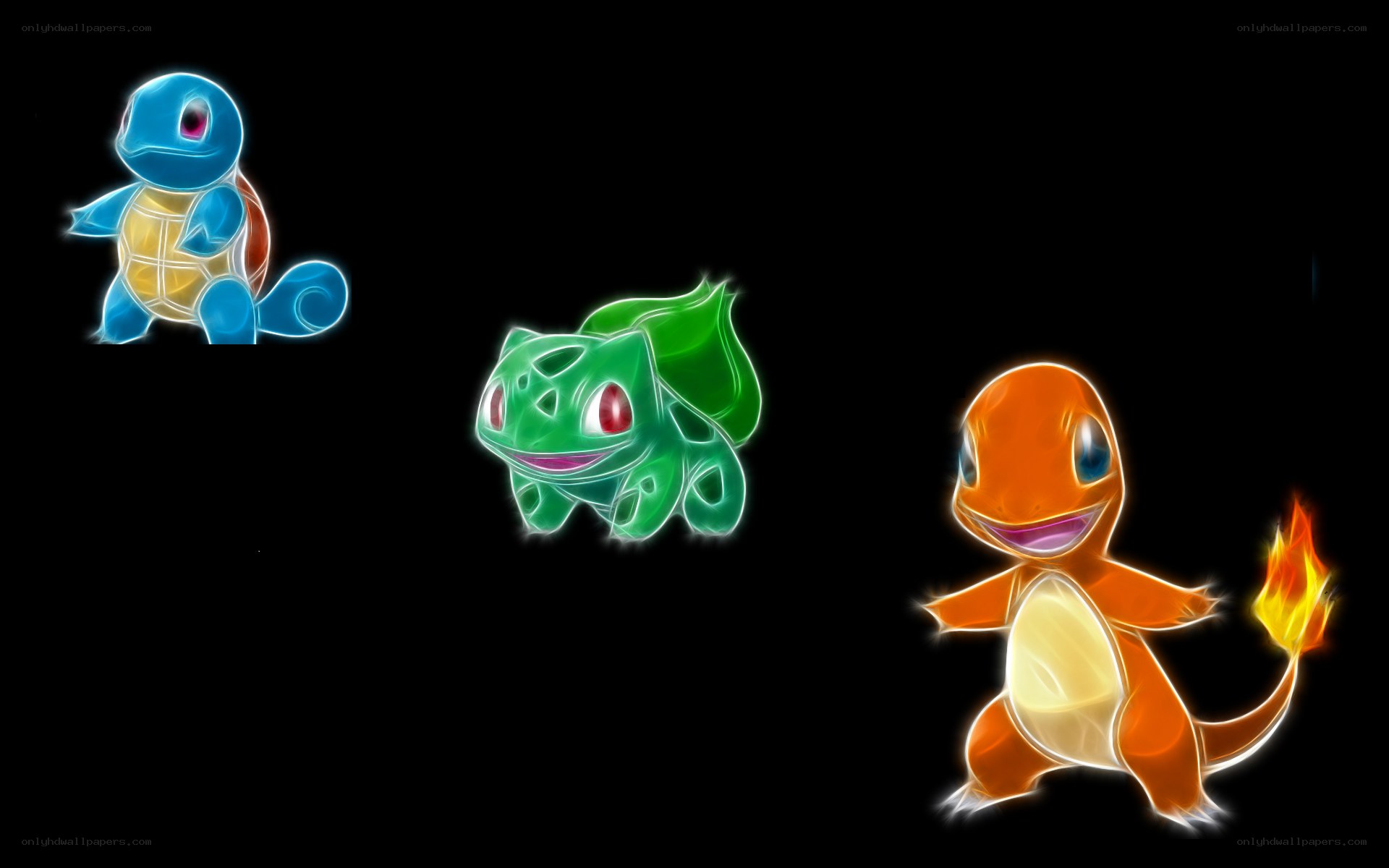Pokémon starter trio