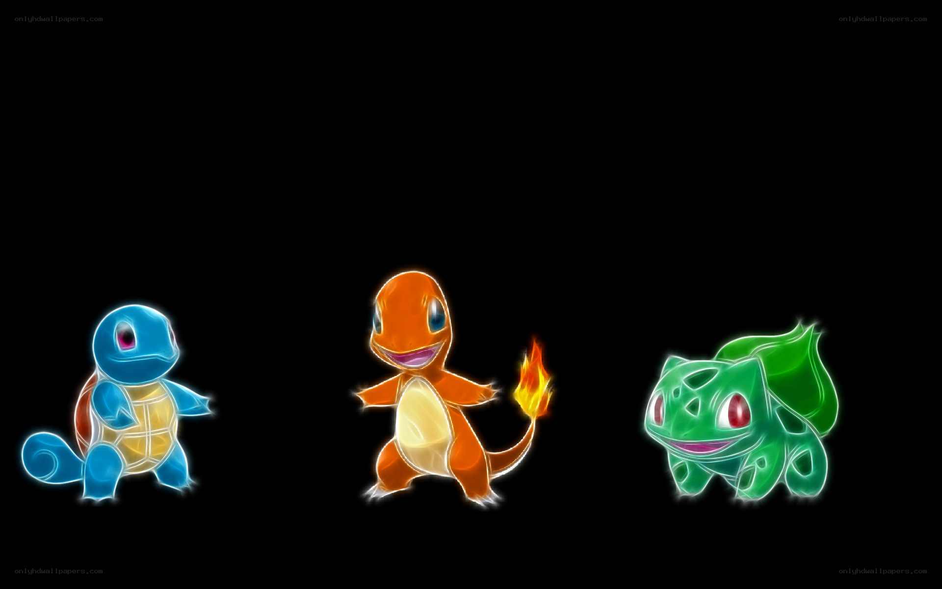 Pokémon starter trio