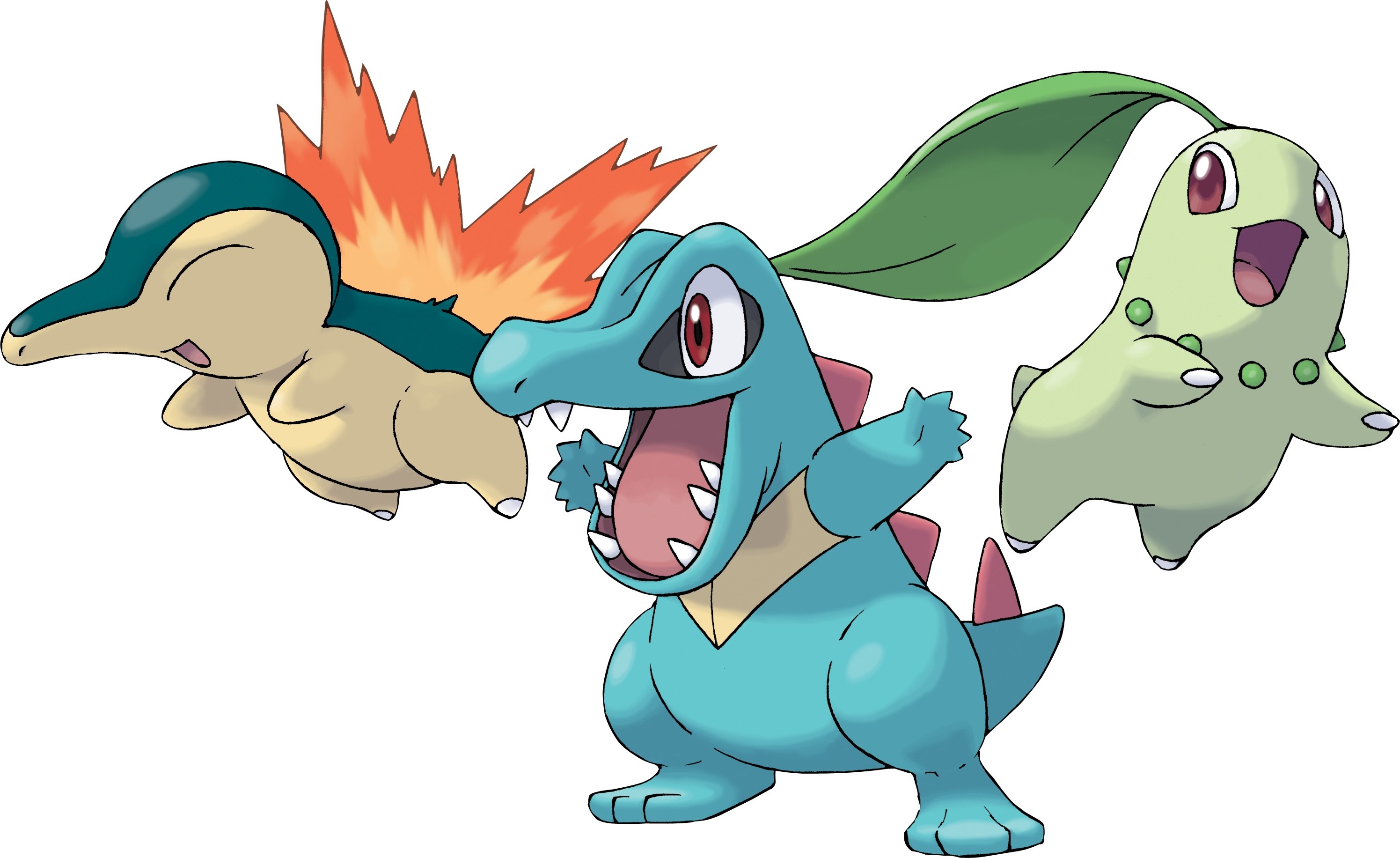 Pokémon starter trio