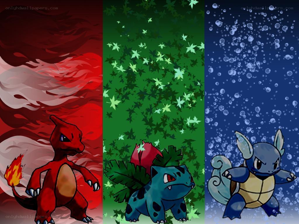 Pokémon starter trio