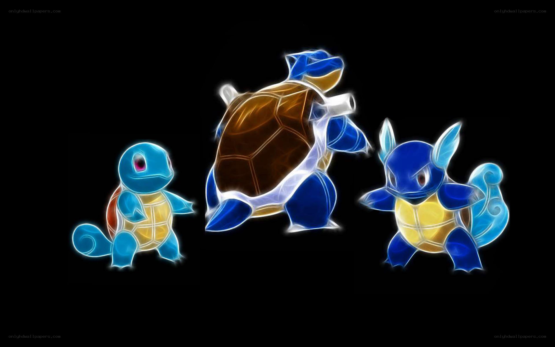 Pokémon starter trio