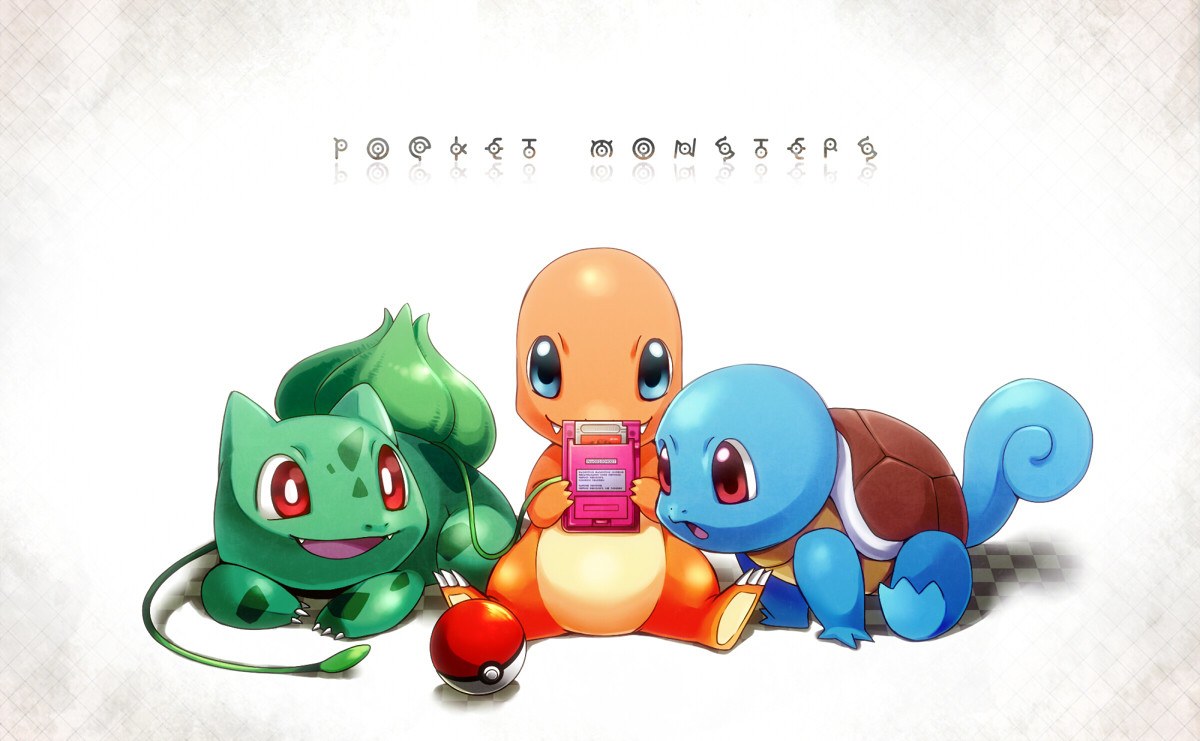 Pokémon starter trio