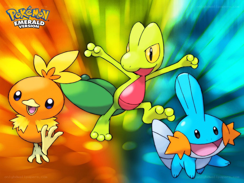 Pokémon starter trio