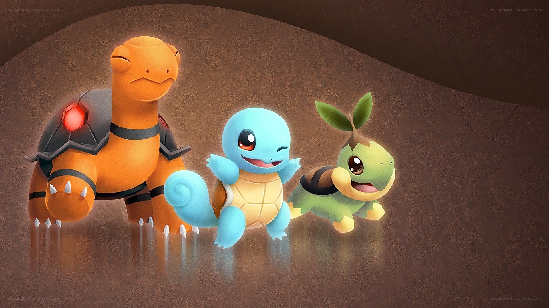 Pokémon starter trio