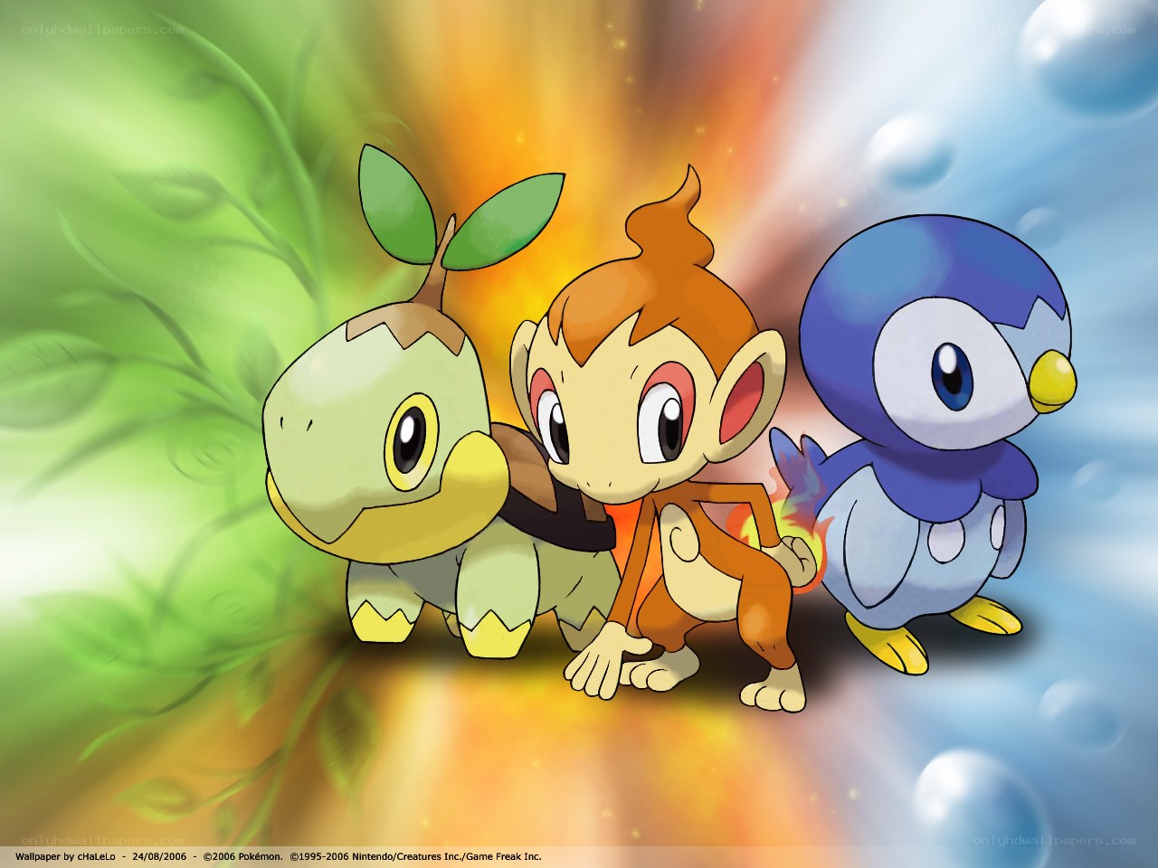 Pokémon starter trio