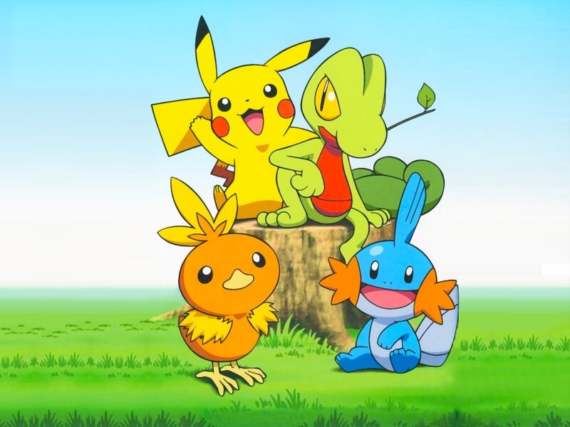 Pokémon starter trio