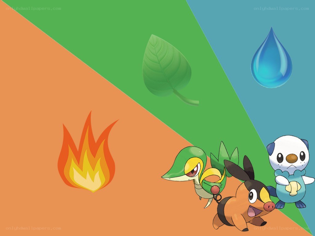 Pokémon starter trio