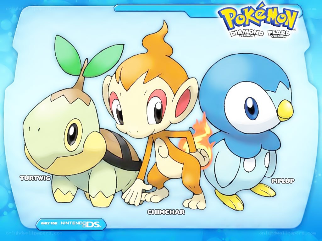 Pokémon starter trio