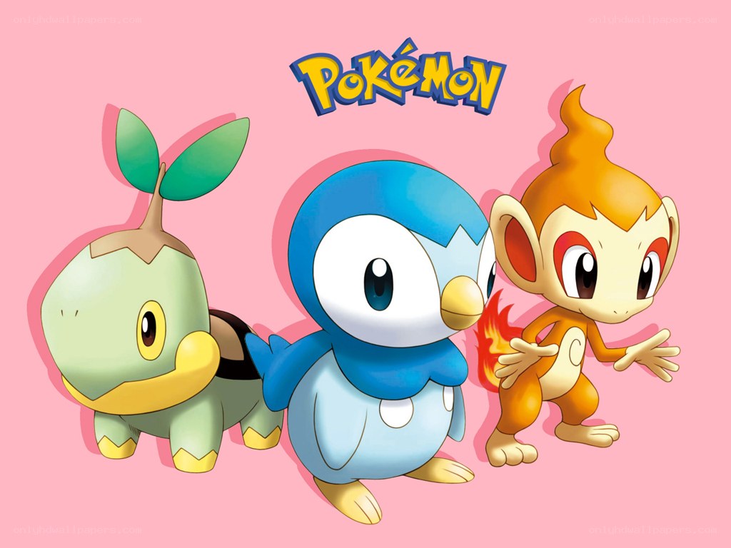 Pokémon starter trio