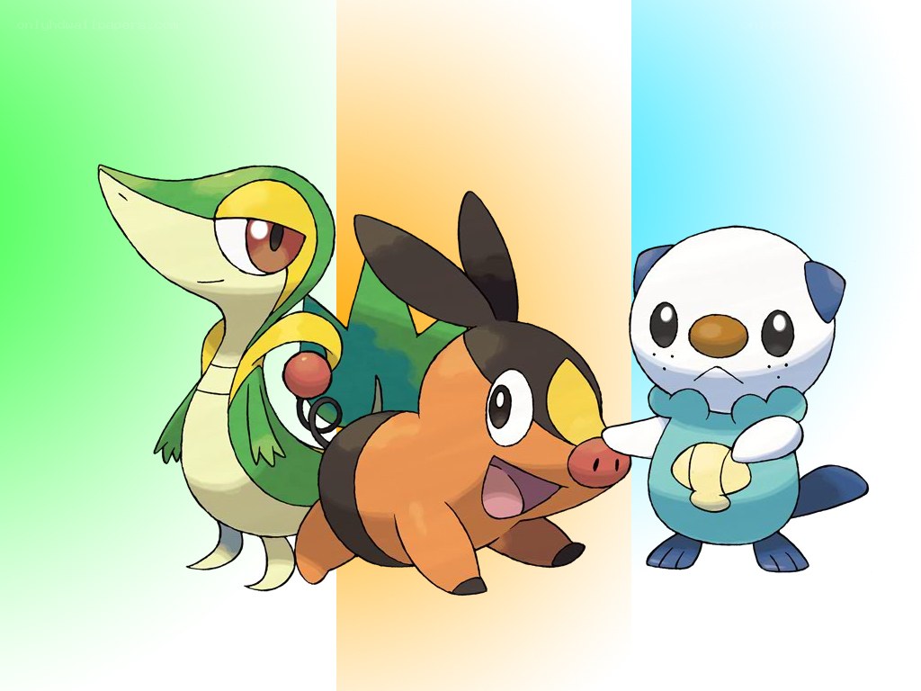 Pokémon starter trio
