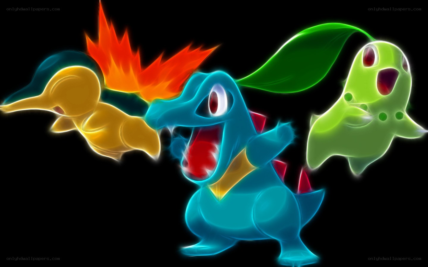 Pokémon starter trio