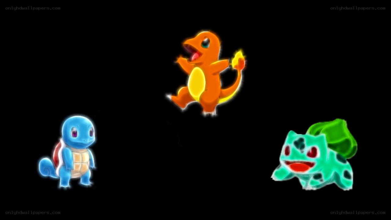Pokémon starter trio