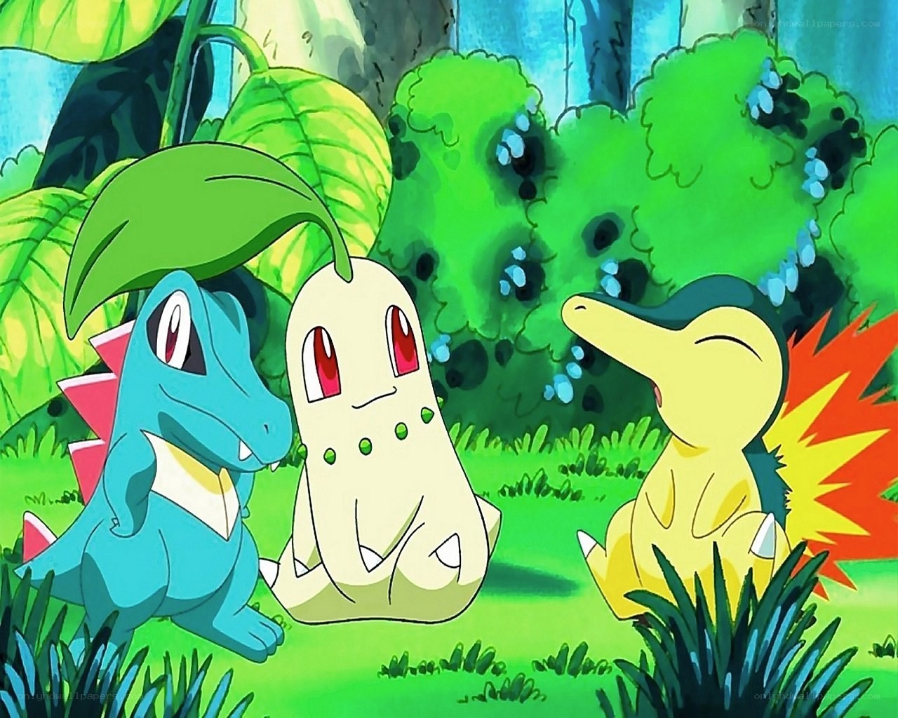 Pokémon starter trio