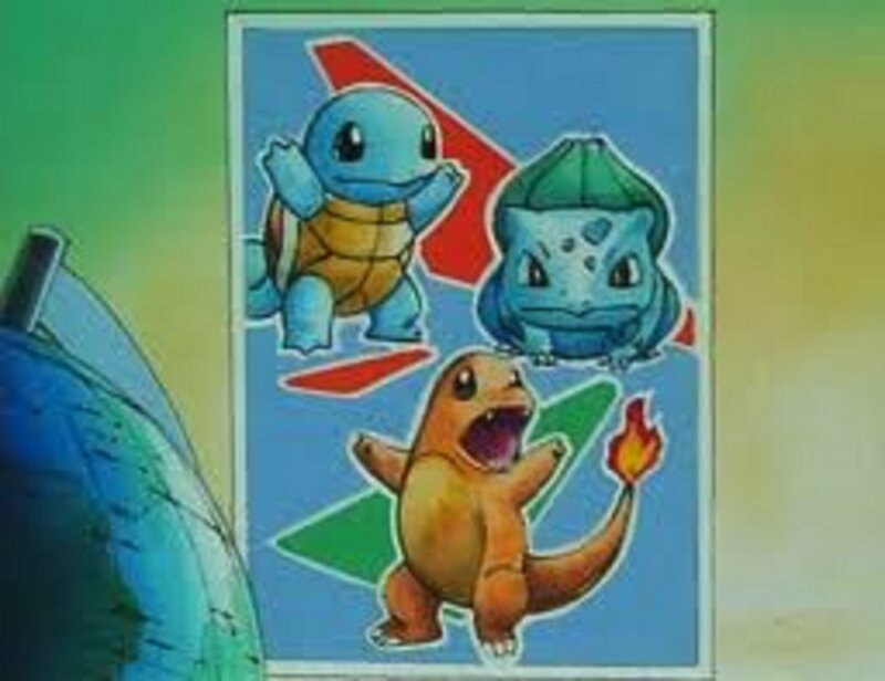 Pokémon Starter Trio — Blue