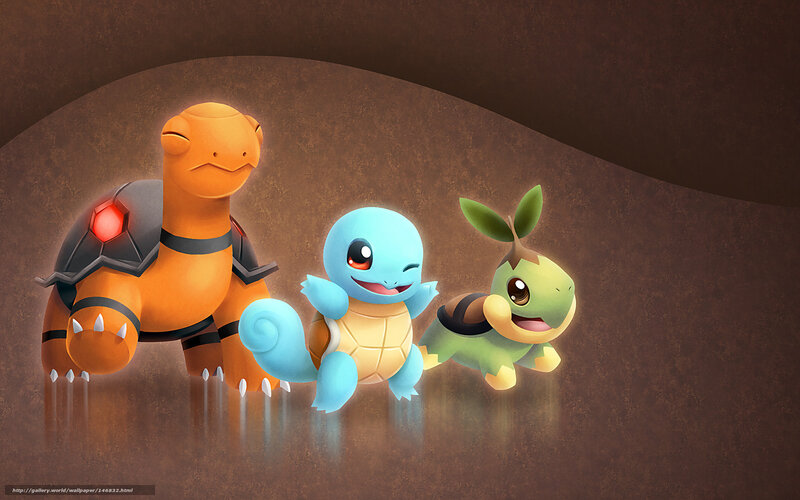 Pokémon starter trio