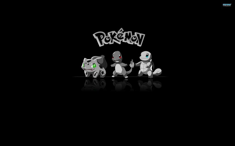 Pokémon starter trio wallpaper