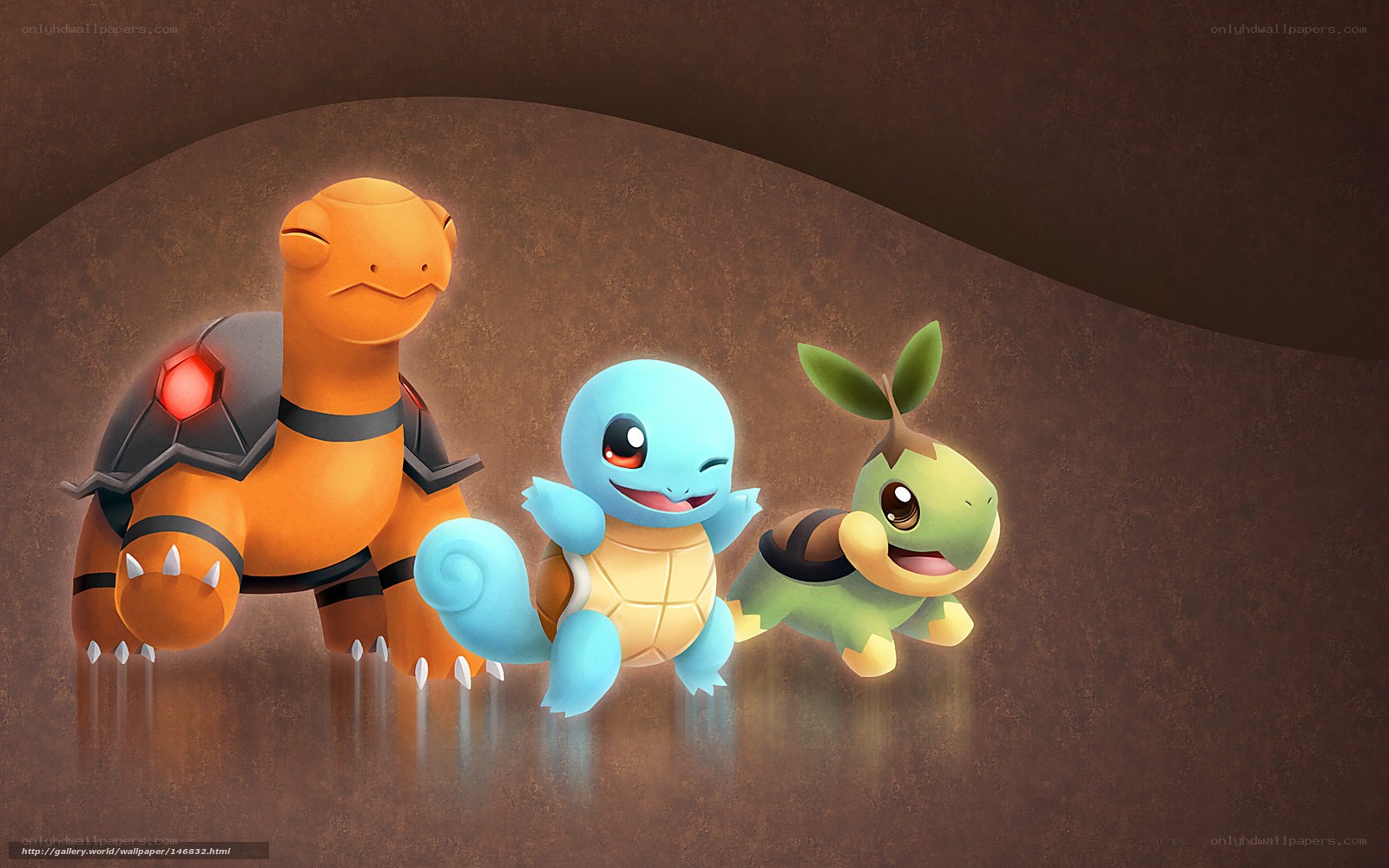 Pokémon starter trio